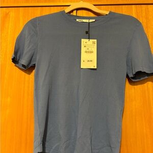 New Zara crewneck short sleeve knit sweater
